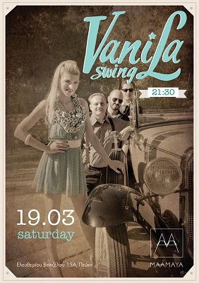 Οι Vanila Swing live στο Maamaya 19.03.2016