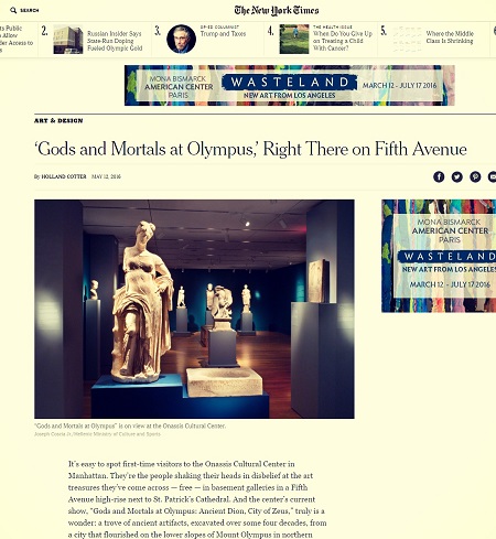 GodsandMortalsatOlympus RightThereonFifthAvenue TheNewYorkTimes