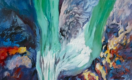 Σούρουπο 75x200cm Ακρυλικο σε καμβά