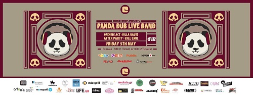 Facebook Cover Panda Dub Live Band