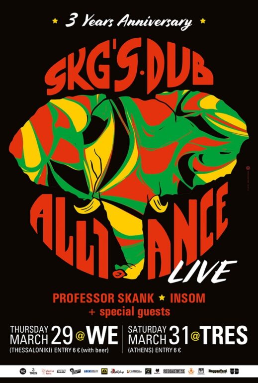 Skg’s Dub Alliance-Saturday 31.3 | TRES