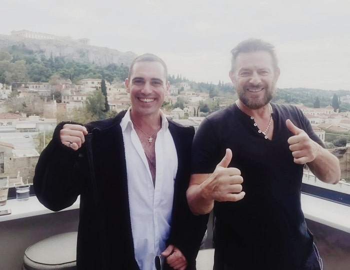 Ο Costas Mandylor μαζί με τον Άνθιμο Ανανιάδη στην ταινία δράσης THE GREEK JOB