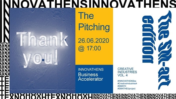 The SM-art Pitching | INNOVATHENS Business Accelerator | 26.06