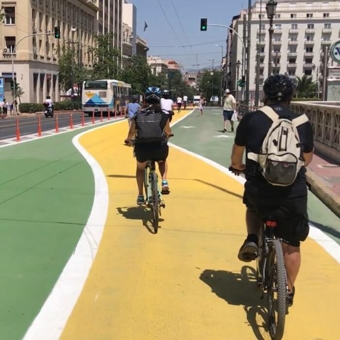 Ποδηλατοβόλτα στα νέα πρόσωπα της Αθήνας