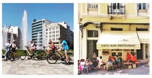 Ποδηλατική βόλτα στο κέντρο της Αθήνας