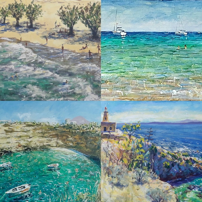 “ΘΑΛΑΣΣΑ ΑΛΜΥΡΑ” ΕΚΘΕΣΗ ΖΩΓΡΑΦΙΚΗΣ ΤΟΥ ΔΗΜΗΤΡΗ ΒΟΓΙΑΖΟΓΛΟΥ ΣΤΟΝ ΧΩΡΟ ΤΕΧΝΗΣ ArteVisione