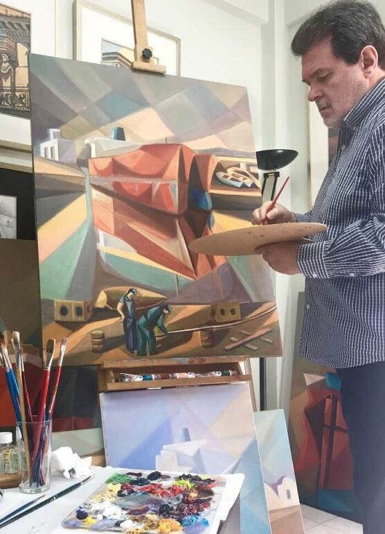 ΔΗΜΟΤΙΚΟ ΘΕΑΤΡΟ ΠΕΙΡΑΙΑ | ΑΤΟΜΙΚΗ ΕΚΘΕΣΗ ΖΩΓΡΑΦΙΚΗΣ ΓΙΑΝΝΗ ΜΙΧΑ « από σκουριά και αλμύρα »