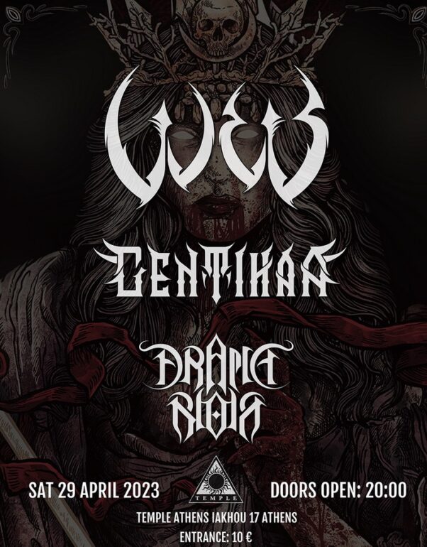 W.E.B. + GENTIHAA + DRAMA NOIR – live at Temple Athens – Σάββατο 29 Απριλίου