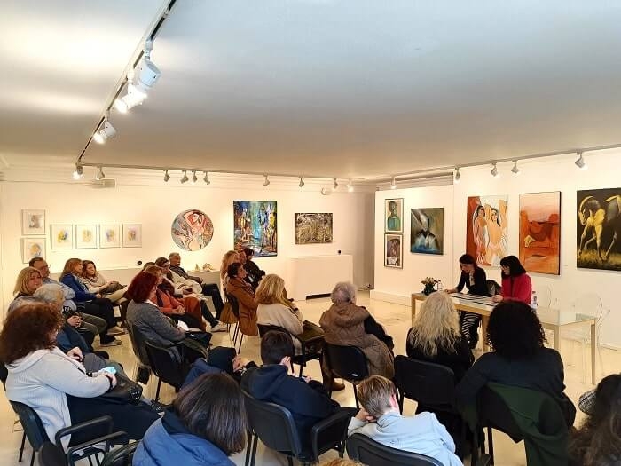 Με μεγάλη επιτυχία και προσέλευση κόσμου πραγματοποιήθηκε η εκδήλωση «ΑΝΑΦΟΡΑ ΣΤΟΝ ΠΙΚΑΣΟ» κατά τη διάρκεια της έκθεσης “Το χέρι μου μού λέει τι σκέφτομαι” στο Ίδρυμα Εικαστικών Τεχνών Τσιχριτζή