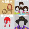 Σειρά «Βιογραφήματα» – ABBA, Beatles, Bowie, Hendrix