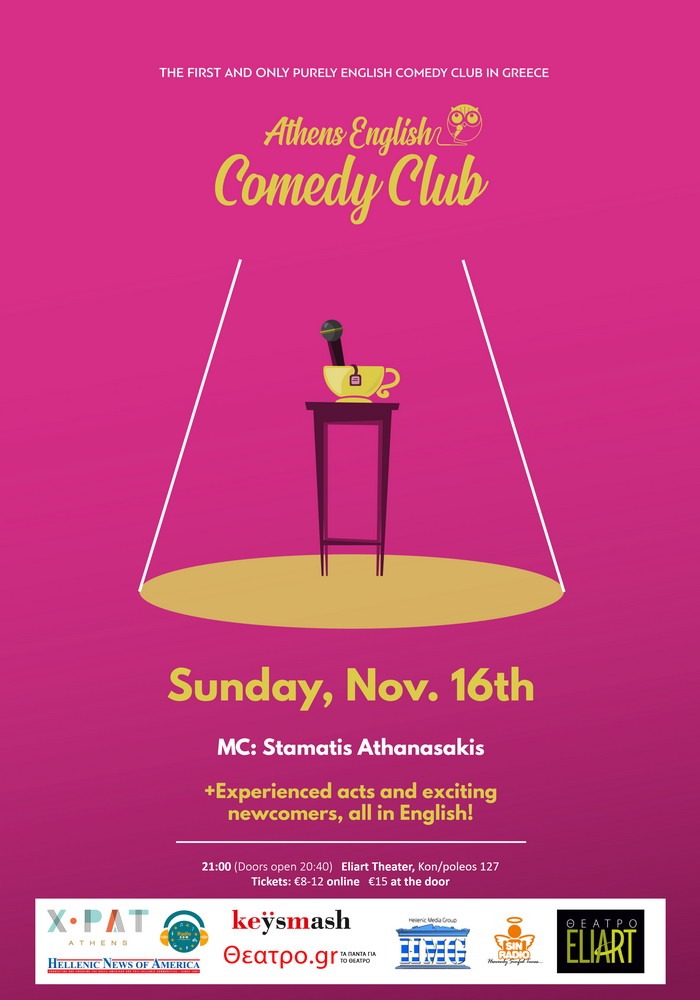 Athens English Comedy Club – Επόμενες παραστάσεις!