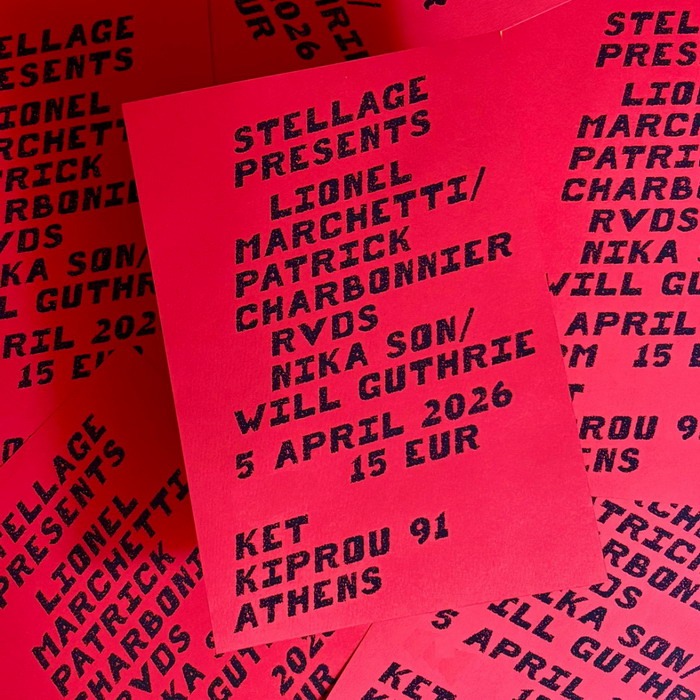 KET – Stellage presents: De l’Angle Mort / RVDS / Nika Son & Will Guthrie – 05.04.2026