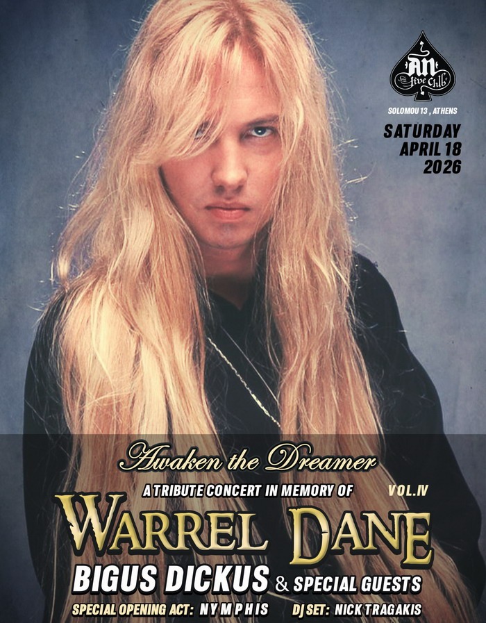 A live tribute concert in Memory of Warrel Dane “Awaken the Dreamer” – vol IV