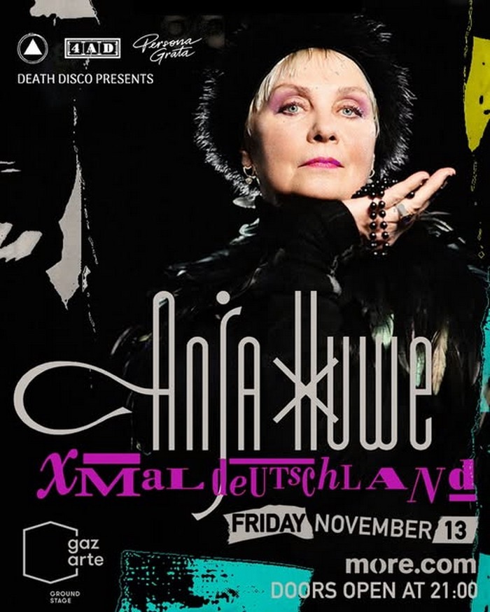 DEATH DISCO PRESENTS: ANJA HUWE LIVE IN ATHENS!